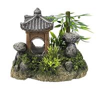 Nobby Aqua Ornaments Tapis Asiatique avec Plantes 15,5 x 10,5 x 12,5 cm