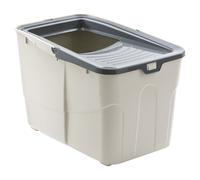 Nobby Bac à Litière pour Chat Buxo Ouvert Gris, 58 x 39 X 38,5 CM, Neuf