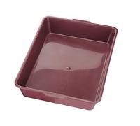 Nobby Bac à litière pour chats 44 x 31 x 8 cm rouge