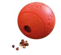 Nobby balle à grignoter en caoutchouc plein rouge 11 cm
