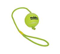 Nobby Balle de Tennis avec Boucle de Lancement L 7,5 cm, Corde 70 cm