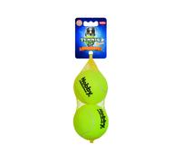 Nobby Balle de tennis avec sifflet L 8,5 cm, 2 pièces en filet