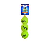 Nobby Balle de tennis avec Squeaker M 6,5 cm, 3 pièces en filet