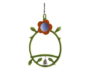 Nobby Birdfun Blister Fleur Balançoire/Cloche pour Oiseau 17 cm