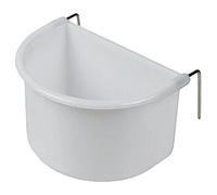 Nobby Blister Mangeoire avec Crochet en Métal pour Oiseau Blanc 7 cm