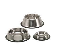 Nobby Bol en acier inoxydable plat, antidérapant Ø 15,5 cm 0,25 ltr