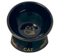 Nobby Bol En Céramique Pour Chat Golden Cat Noir Ø 12 Cm Design Élégant