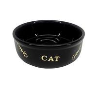 Nobby Bol en céramique pour Chat Golden Cat - Noir - Diamètre : 13,5 x 4,5 cm - 0,25 l