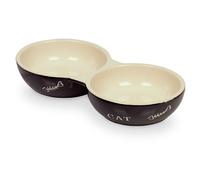 Nobby Bol En Céramique Pour Chats Noir/Beige, Prix Conseillé 9,79 EUR, NEUF