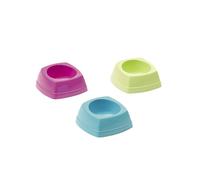NOBBY Bol en plastique, couleurs assorties, S, 8 x 8 x 3,5 cm