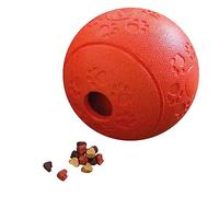 Nobby Boule à goûter en Caoutchouc - Rouge - 11 cm