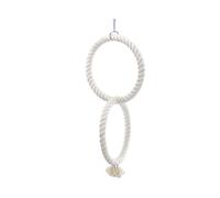 Nobby Corde en Coton avec 2 Anneaux pour Oiseau 34 cm Grand