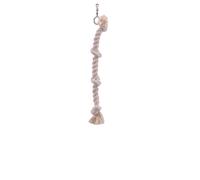 Nobby Cage Toy, corde à grimper en coton L: 67 cm, Ø 25 mm, 4 nœuds blancs