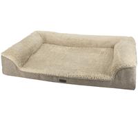 Nobby canapé de confort orthopédique angulaire "CALBU" beige 100 x 65 x 19 cm