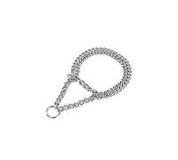 Nobby Chaîne Collier Ras De Cou 2rangs Chromé