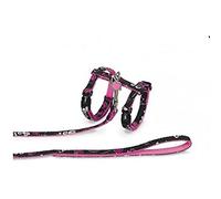 Nobby Charm Harnais + Laisse pour Chat Noir 10 mm x 30/35 cm -120 cm