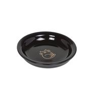 Nobby Bol à Lait en céramique pour Chat, Golden Cat, Noir, Ø 14,0 x 2,0 cm, 0,1 l, 1 pièce