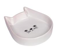 Nobby chat céramique bol "Kitty Face" blanc 13 x 16 x 3 cm