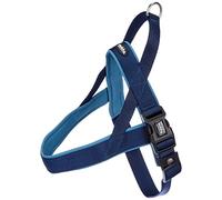 Nobby NORWEGER harnais "Classic Preno" L : 50-64 cm + 42 cm, B : 25/35 mm bleu / bleu