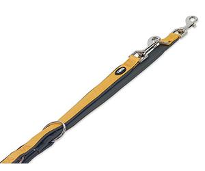 Nobby Classic Preno Laisse d'Entrainement pour Chien Orange/Gris 200 cm/15-20 mm