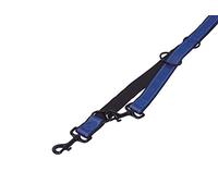 Nobby Classic Reflect Soft Laisse pour Chien d'Entraînement Bleu/Noir 200 x 1,5 cm