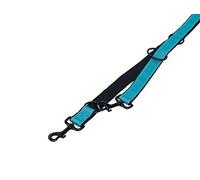 Nobby Classic Reflect Soft Laisse pour Chien d'Entraînement Turquoise/Noir 200 x 2 cm