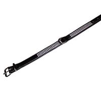 Nobby collier "Crystal" trois rangs 52 cm (38-46 cm), 22/24 mm noir