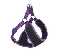 Nobby Collier "Black Mesh Reflect" violet L: 33-41 cm + 37 cm, B: 10 mm