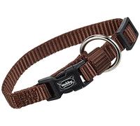 Nobby Collier Classique en Nylon pour Chien Brun 10 mm x 13/20 cm