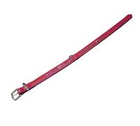 Nobby collier "Crystal" deux rangées 47 cm (35-41 cm), 17/19 mm rouge