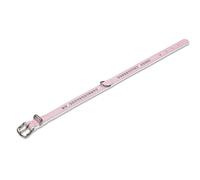 Nobby collier "Crystal" double rang 37 cm (27-32 cm), 17/19 mm rose / blanc