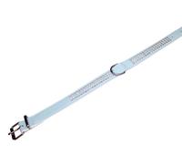 Nobby collier "Crystal" trois rangées 52 cm (38-46 cm), 22/24 mm bleu clair / blanc