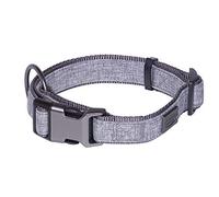 Nobby Collier Linen Deluxe Gris L : 23-30 cm l : 16 mm