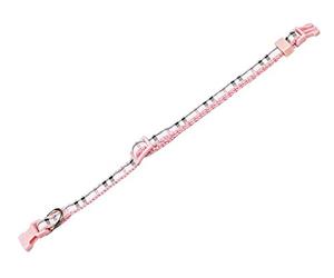 Nobby Collier Réglable Écossais pour Chien Rose 10 mm x 13-20 cm