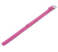 Nobby collier "VELOURS" fuchsia (Passion) ; 60 cm (50-58 cm) ; 28/32 mm