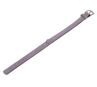 Nobby Collier "VELOURS" gris (Plume); 52 cm (41-49 cm); 25/28 mm