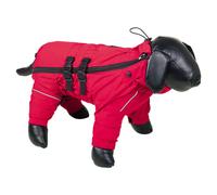 Nobby Combinaison Tenko Rouge pour Chiens Avec Bandes Réfléchissantes Étanche