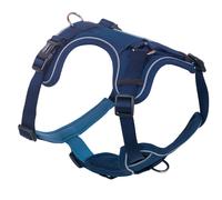 Nobby Comfort harnais "MAILO" bleu; L: Poitrine : 42-60 cm, Abdomen : 65-85 cm, Larg. : 25 mm