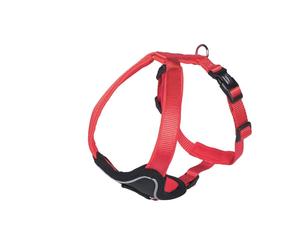 Nobby Confort Harnais "Classic Preno" rouge/rouge L: 50-60 cm; B: 30 mm