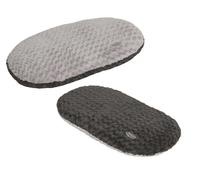 Nobby coussin ovale "SEOLI" L x l: 47 x 31 cm gris foncé / gris clair