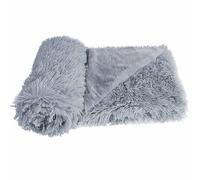 Nobby Couverture en Peluche ESLA Classic Gris Clair (L x l) : 70 x 100 cm