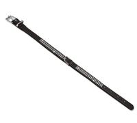 Nobby Collier "Crystal" à une rangée 27 cm (18-23 cm), 12/14 mm noir