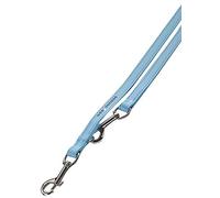 Nobby Crystal Laisse de Dressage pour Chien Bleu Foncé/Noir 200 cm/12 mm
