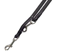Nobby Crystal Laisse de Dressage pour Chien Noir 200 cm/16 mm