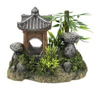 Nobby Décoration D'Aquarium Asiatique Temple 15,5x10,5x12,5cm Atoxique