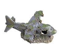Nobby Décoration D'Aquarium Avion 21,8x17,5x8,3 Cm Pour Aquarium