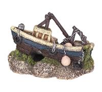 Nobby Décoration D'Aquarium Bateau 13 x 6,7 X 8,7 CM pour Doux &
