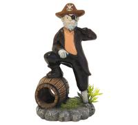 Nobby Décoration D'Aquarium Pirate Avec Plantes 8,2x7,7x14,7 Cm Pour Aquarium