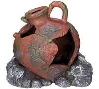 Nobby - Décoration pour aquarium - Avec plantes - Jarre - 16 x 13 x 15 cm