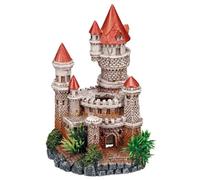 Nobby Décoration pour Aquarium en Forme de Château avec Plantes pour Aquariophilie 120 x 105 x 180 mm